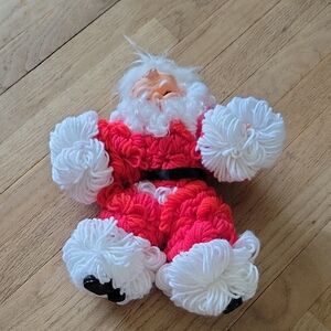 Handcrafted Santa Yarn Doll